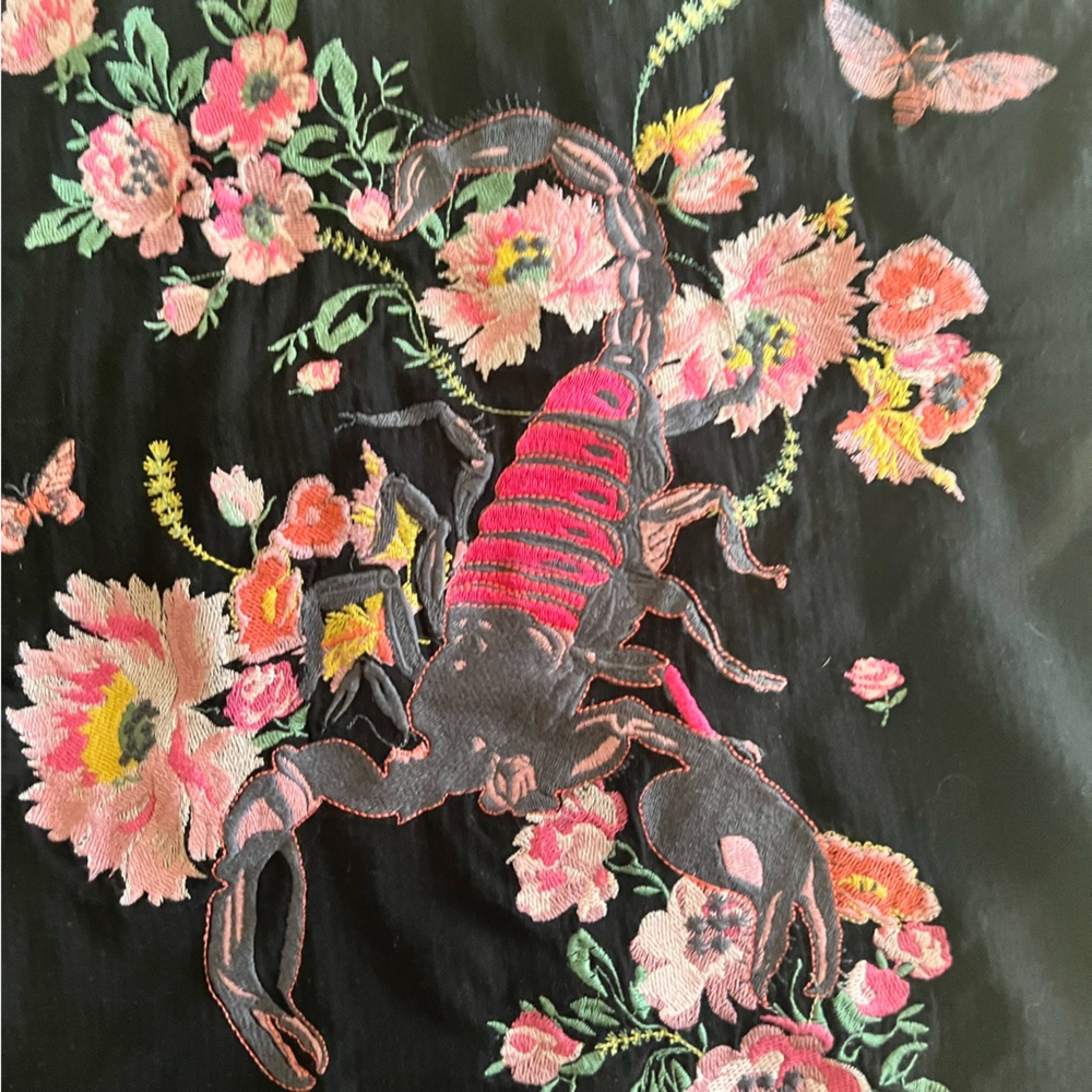 4 for 15$✨Topshop scorpion embroidered shirt - Picture 5 of 12